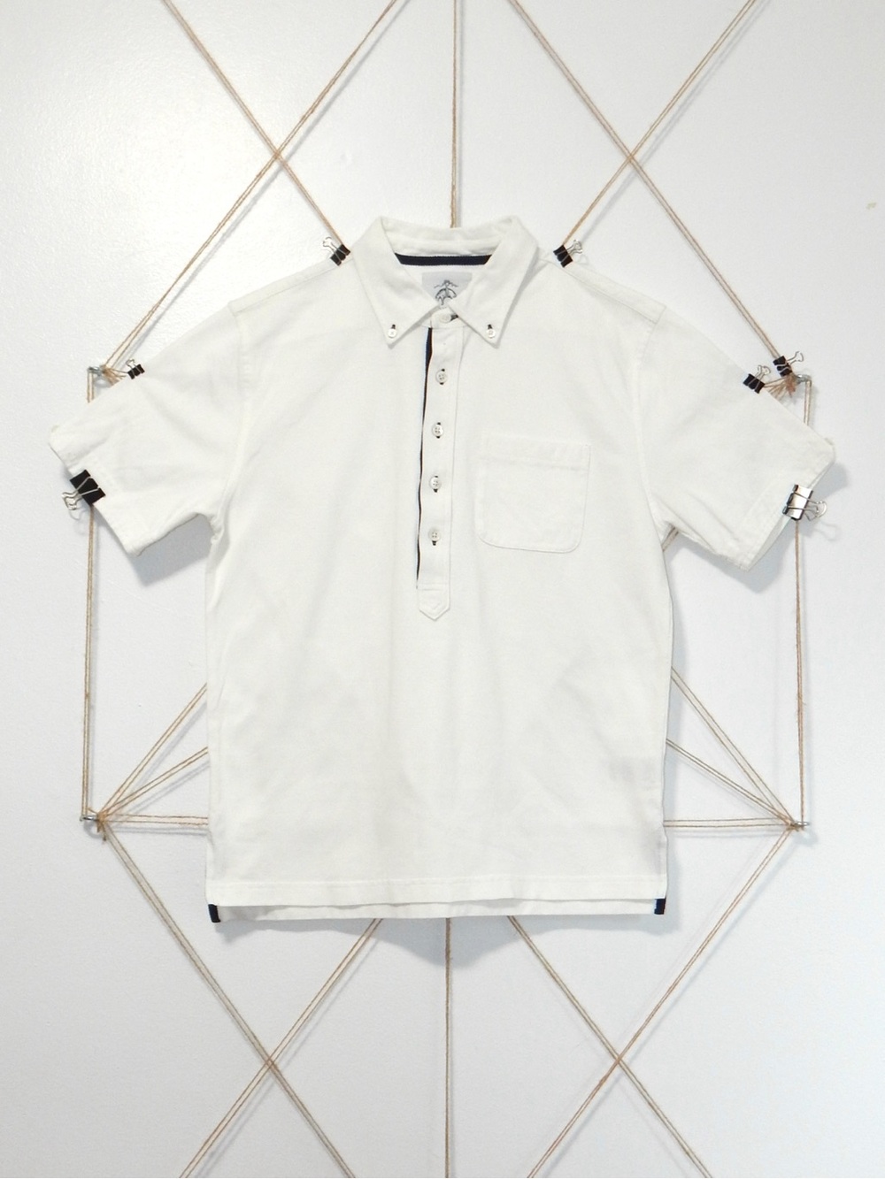 Black Fleece by Thom Browne • Contrast Placket Polo